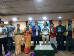 पत्रकार विष्टको 'छेलिएका अनुहार’ विमोचन